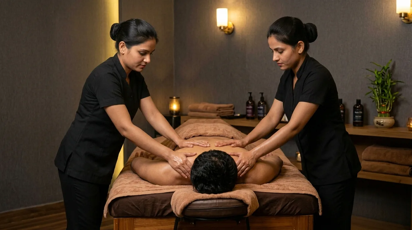 Four Hands Massage in Khajaguda at The Eos Beauty & Wellness